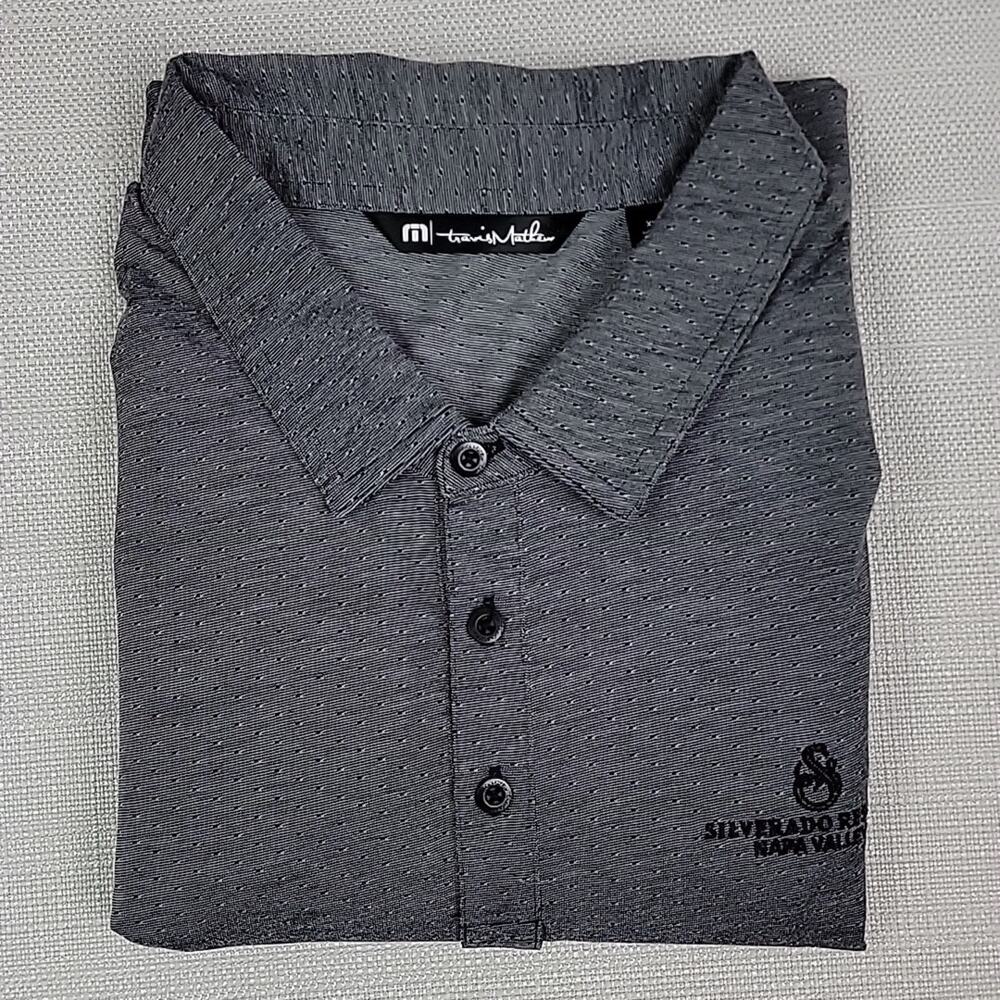 Travis Mathew × Silverado Resort Napa Valley‎ long sleeve knit polo shirt XXL